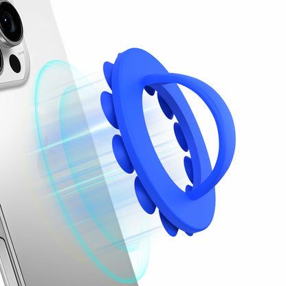 HZZADZXW Silicone Phone Grip Detachable Holder Comfy Loop Blue