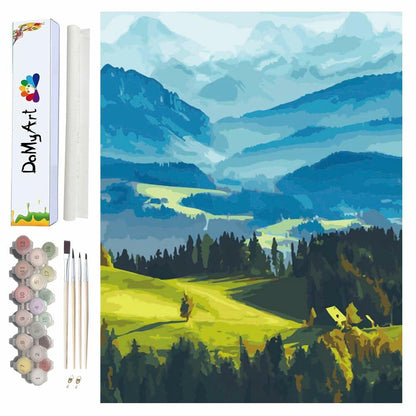 DoMyArt Paint by Numbers Kit Adult Beginner DIY Acrylic Nature 12x16 Framed