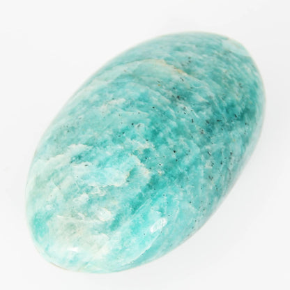 Orientrea Amazonite Palm Stone Smooth Pocket Healing Crystal 1 Pc