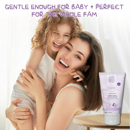 Kricri Children Face Moisturizer Plant Based for Dry Sensitive Skin