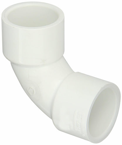 Spears 406-S PVC Pipe Fitting 90° Sweep Elbow Schedule 40 1-1/4" Socket