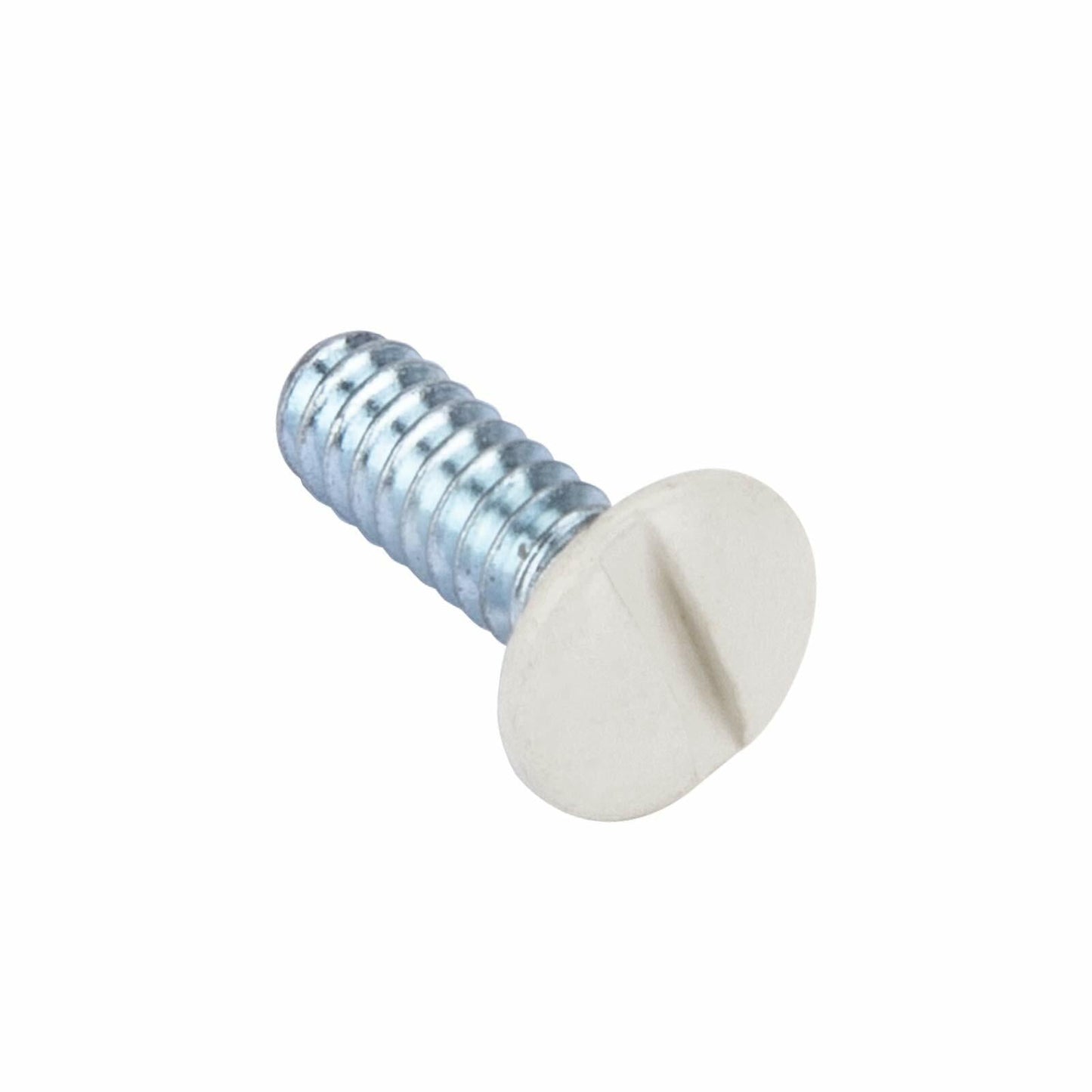 Henne Bery 3/8" 6-32 Thread Oval Head Wall Plate Screws 50 Pack Light Almond