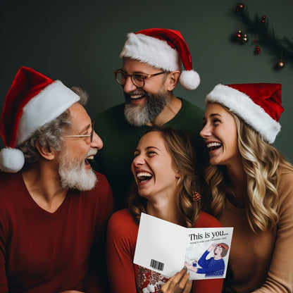 NotNiceThings Funny Christmas Card for Her Mum Wife - Cheeky Rude Joke