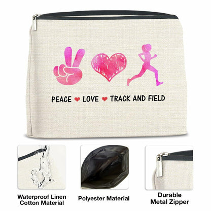 Soiceu Running Makeup Bag Cosmetic Pouch for Women Polychrome