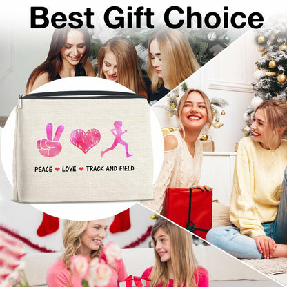 Soiceu Running Makeup Bag Cosmetic Pouch for Women Polychrome