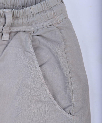 CHARBONNIER Men's Cargo Shorts Performance Series 100% Cotton LT Grey Size 38