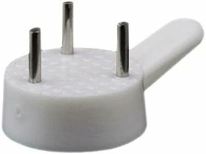 Galepromot 10Pcs White Plastic Non-Marking Wall Hooks for Hanging Home Decor