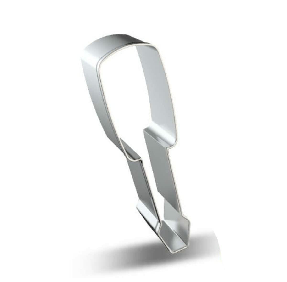 WJSYSHOP Screwdriver Shape Cookie Cutter Stainless Steel Silver