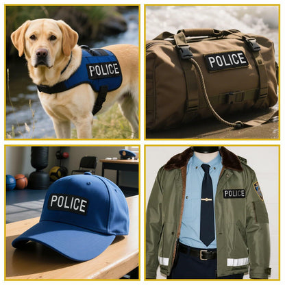 EMORBALS Patches, Press Badge Embroidered Patches for Backpacks, Jackets, Press