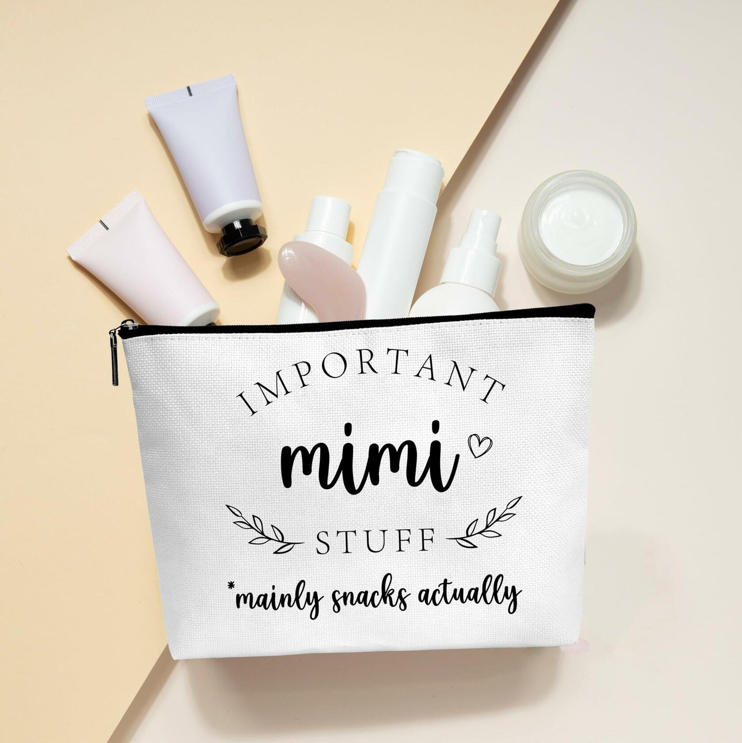 Gifts for Mimi Makeup Cosmetic Bag for Women Best Mimi Ever Grandma Gift C07