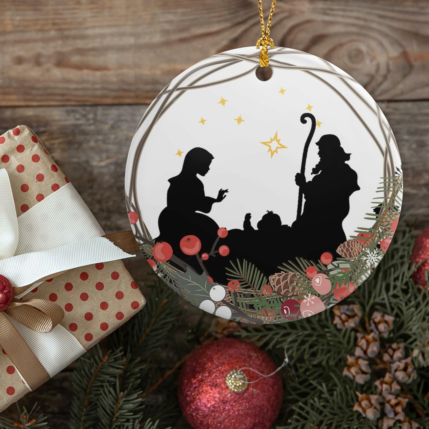 First Day of School Christmas Ornaments - Baby's 2024 Christmas Tree Decoration