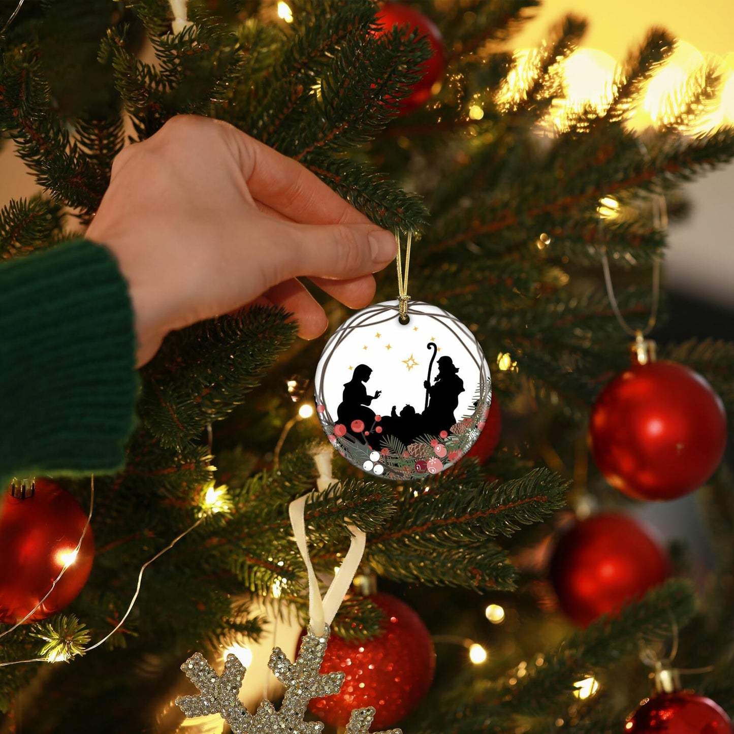 First Day of School Christmas Ornaments - Baby's 2024 Christmas Tree Decoration