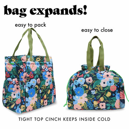 Insulated Lunch Bag for Women Drawstring Reusable Work Office Large Box