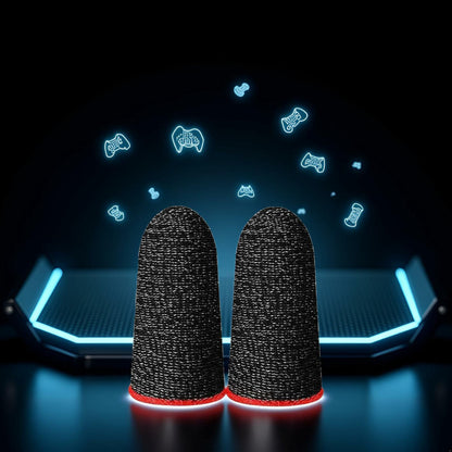 Galepromot 6pcs Gaming Finger Sleeves Anti-Slip Mobile Game Thumb Gloves