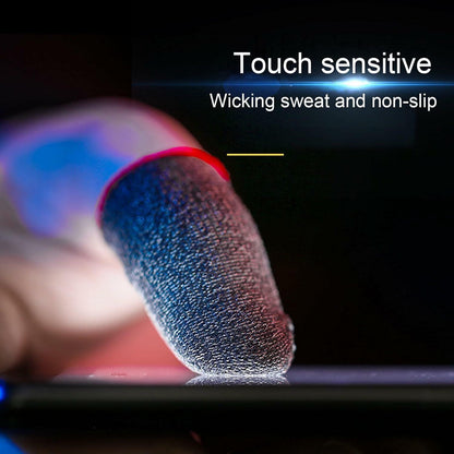 Galepromot 6pcs Gaming Finger Sleeves Anti-Slip Mobile Game Thumb Gloves