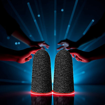 Galepromot 6pcs Gaming Finger Sleeves Anti-Slip Mobile Game Thumb Gloves