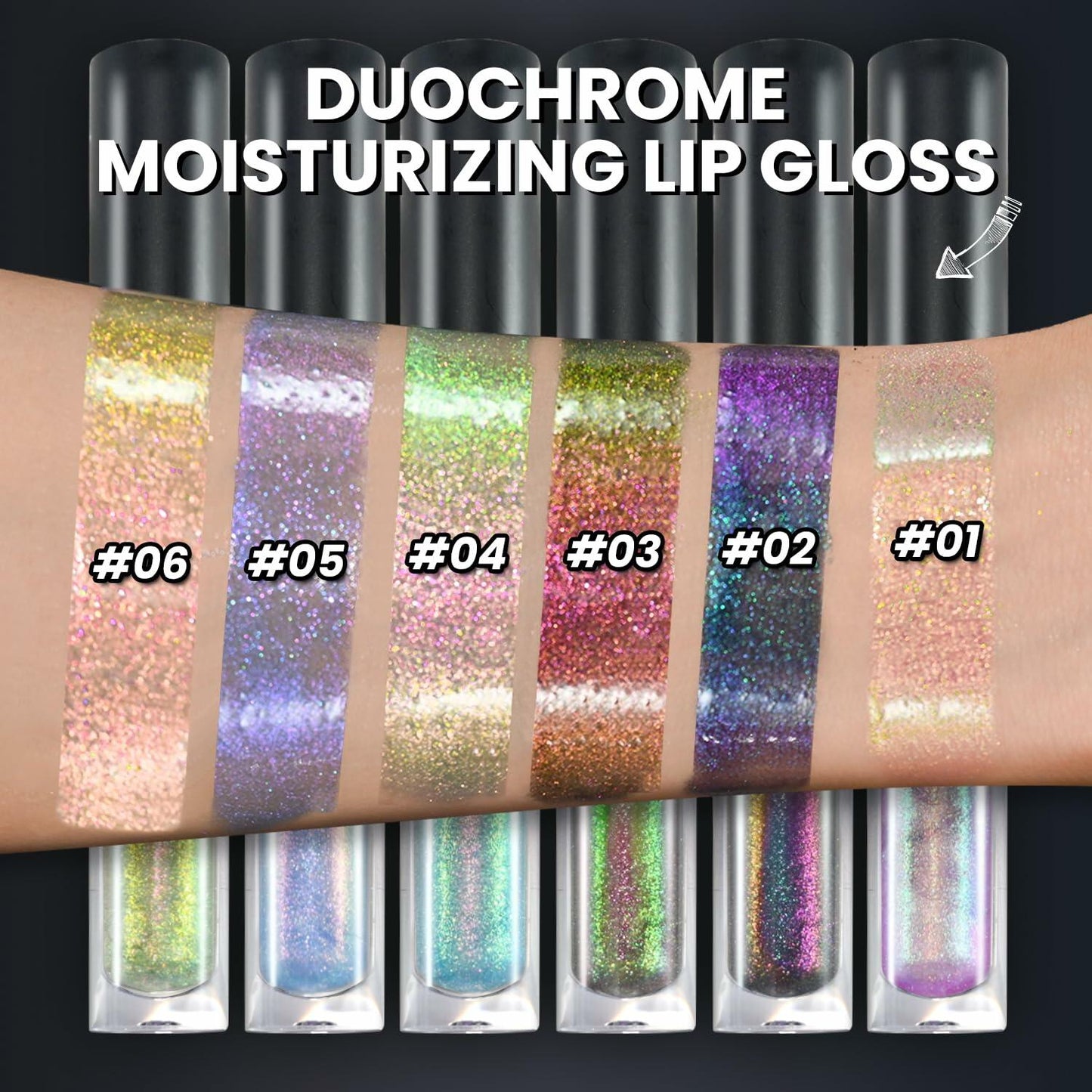 JUR MORNIER Chameleon Lip Gloss Color Changing Moisturizing Lip Oil 06 3.5ml