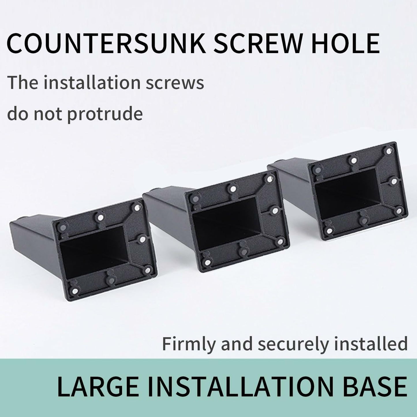 4pcs 4in Metal Furniture Legs Replacement for Sofa Cabinet Table Chair