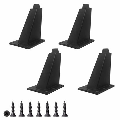 4pcs 4in Metal Furniture Legs Replacement for Sofa Cabinet Table Chair