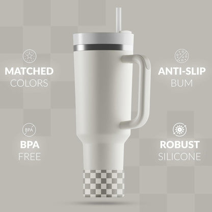 REUZBL Leopard Silicone Bottle Boot Sleeve Fits Stanley Hydro Flask 20-40oz