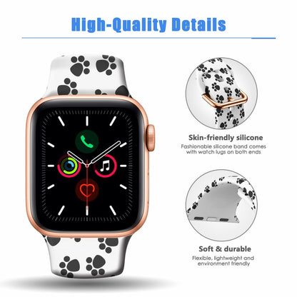 Silicone Band for Apple Watch 38-49mm Adjustable Sport Strap Unisex