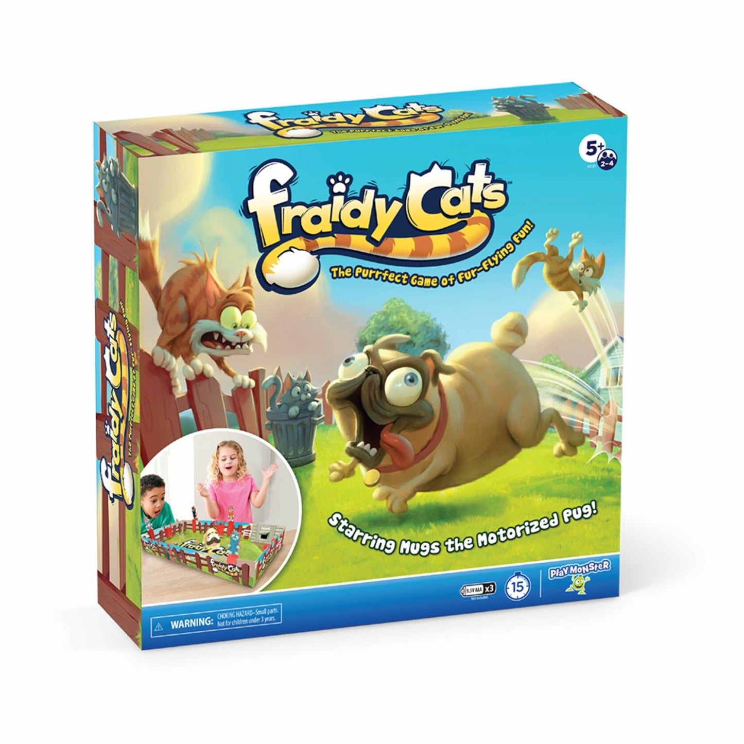 PlayMonster Fraidy Cats Interactive Kids Board Game Ages 5+ 2-4 Players