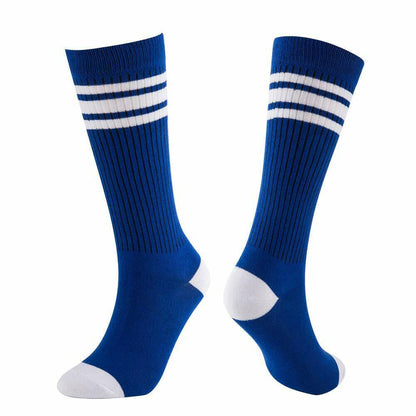 NEVSNEV Knee High Tube Socks Comfortable Breathable Triple Stripes Boys 10-15 YO