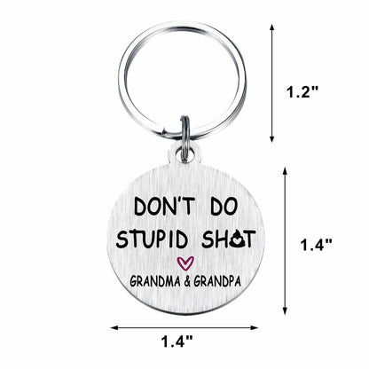 Viayen Teen Boys Valentines Day Gifts Keychain Love Grandpa and Grandma