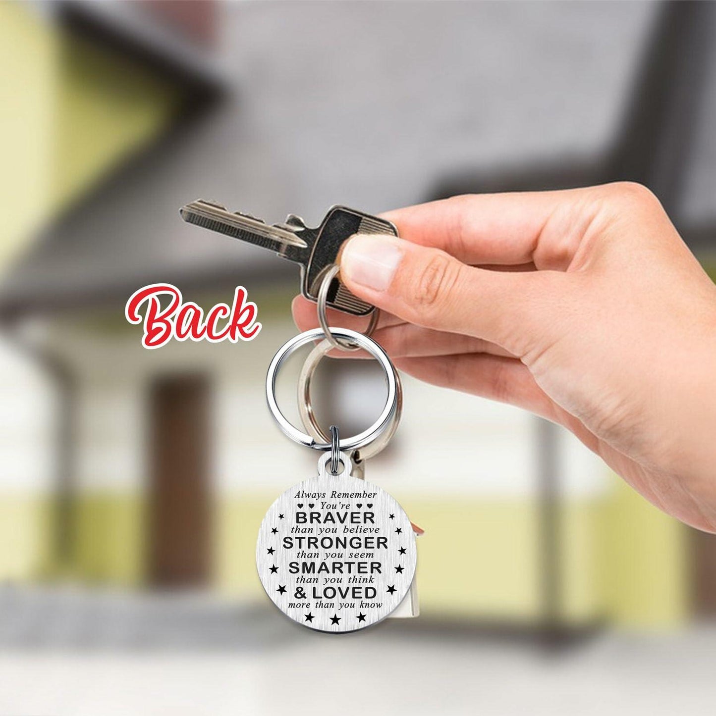 Viayen Teen Boys Valentines Day Gifts Keychain Love Grandpa and Grandma