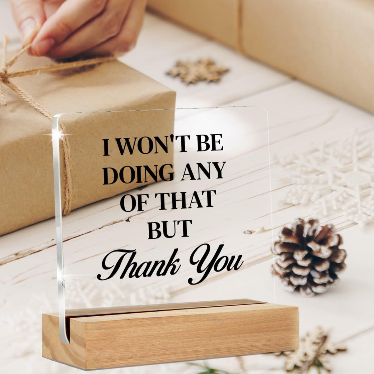Funny Office Desk Sign - Humor Office Decor - Desk Decor for Office Cubicle - I