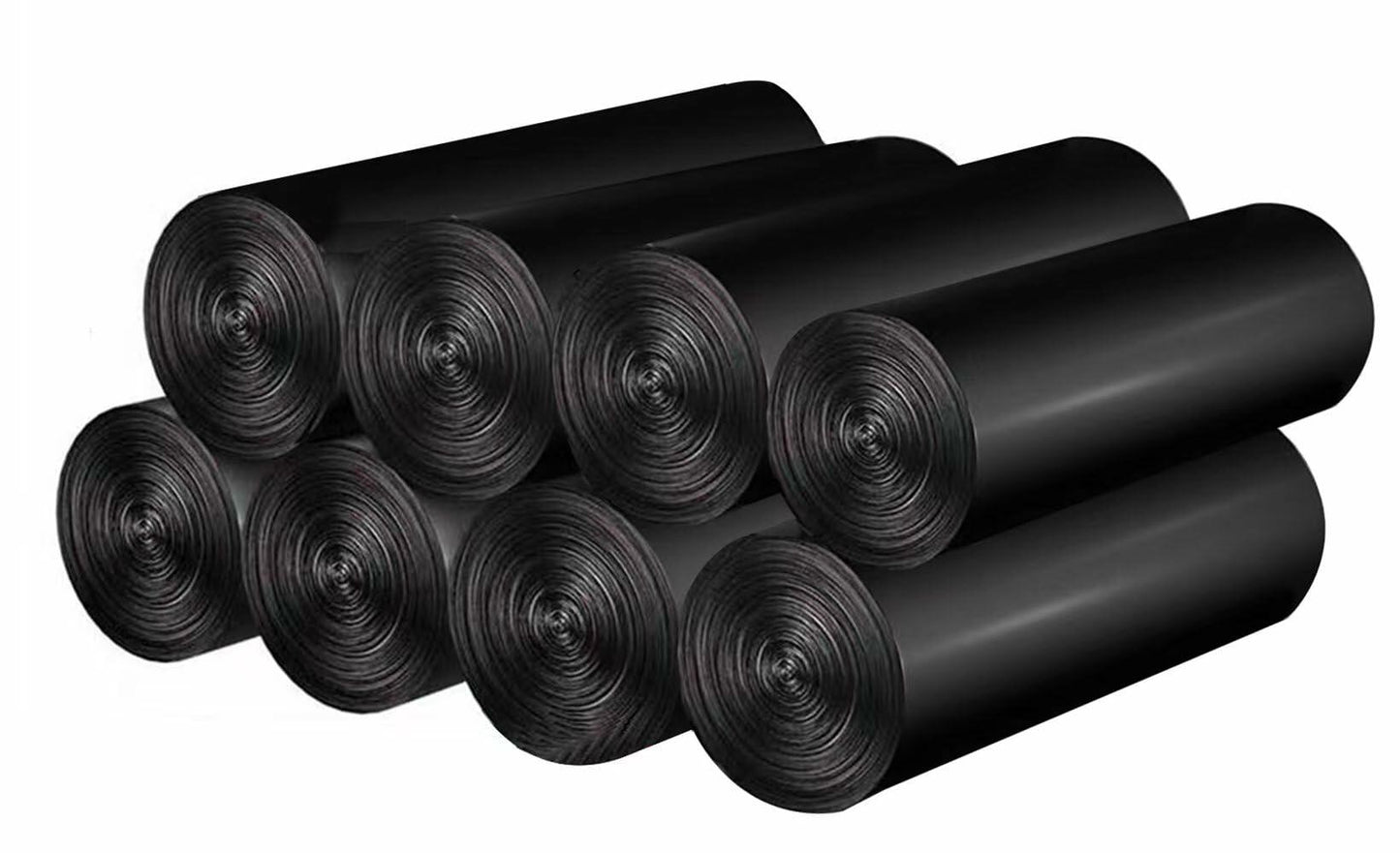 Diyalor 2.6 Gallon Small Black Trash Bags 60 Count Bathroom Kitchen Office