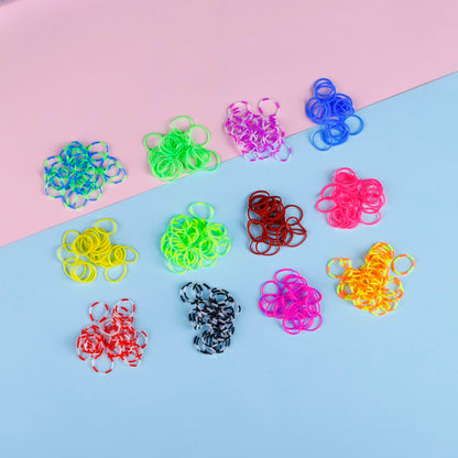 YUSLROB Rubber Band Bracelet Making Kit 2000+ Multi-Color Bands Kids
