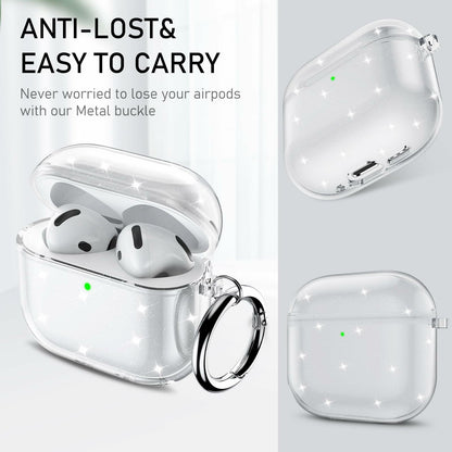 Maxjoy Silicone Case with Cleaner Kit & Keychain for Apple Airpods 4th Gen