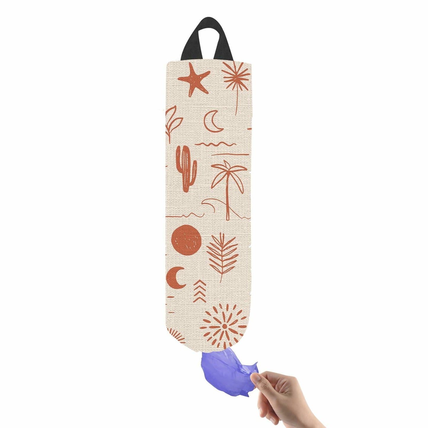BRUAOWJF Plastic Bag Holder Durable Large Grocery Bag Dispenser Cute Boho