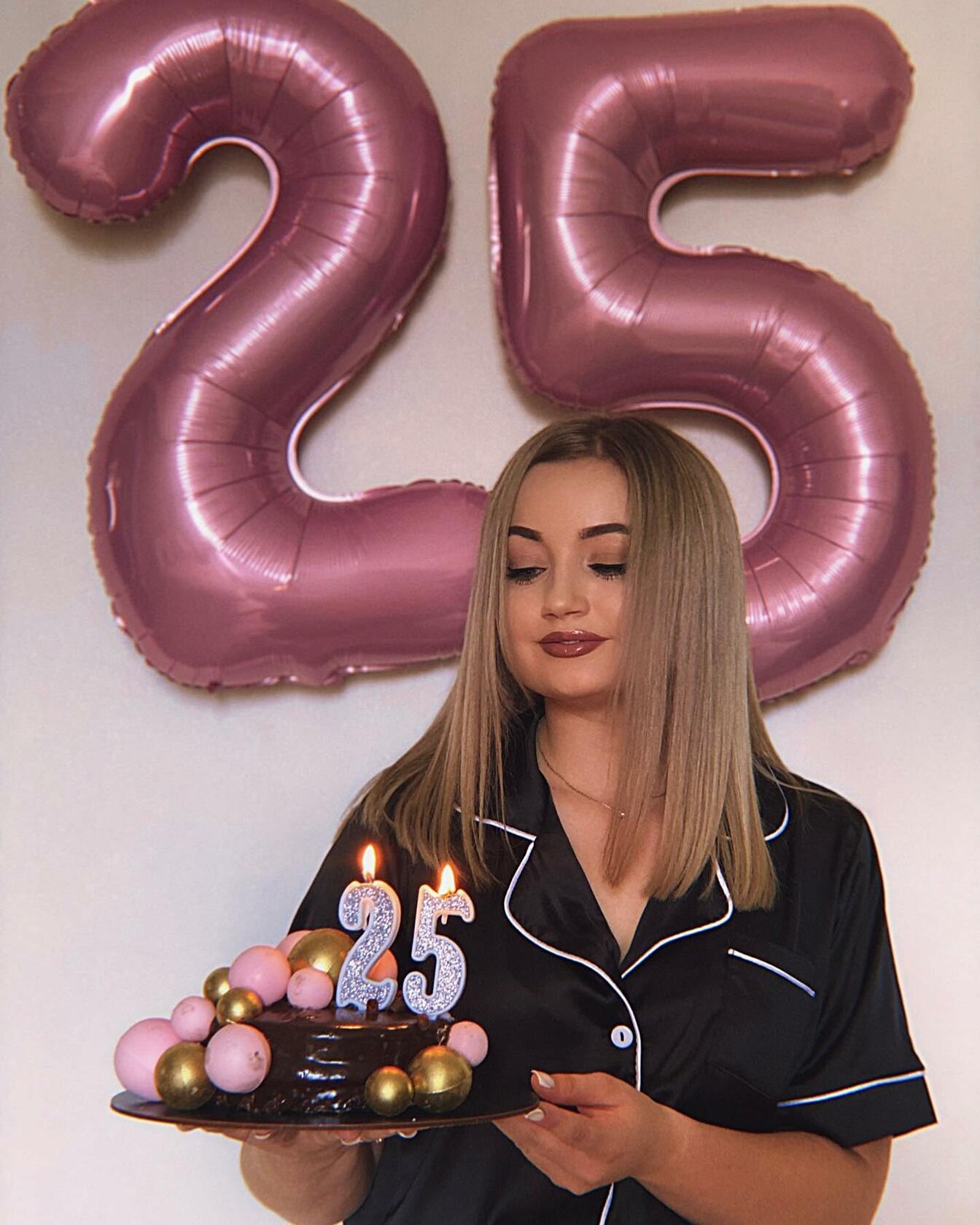 KEXINGTUO 2 Pearlescent Pink Number Foil Balloons 40 Inch Birthday Party