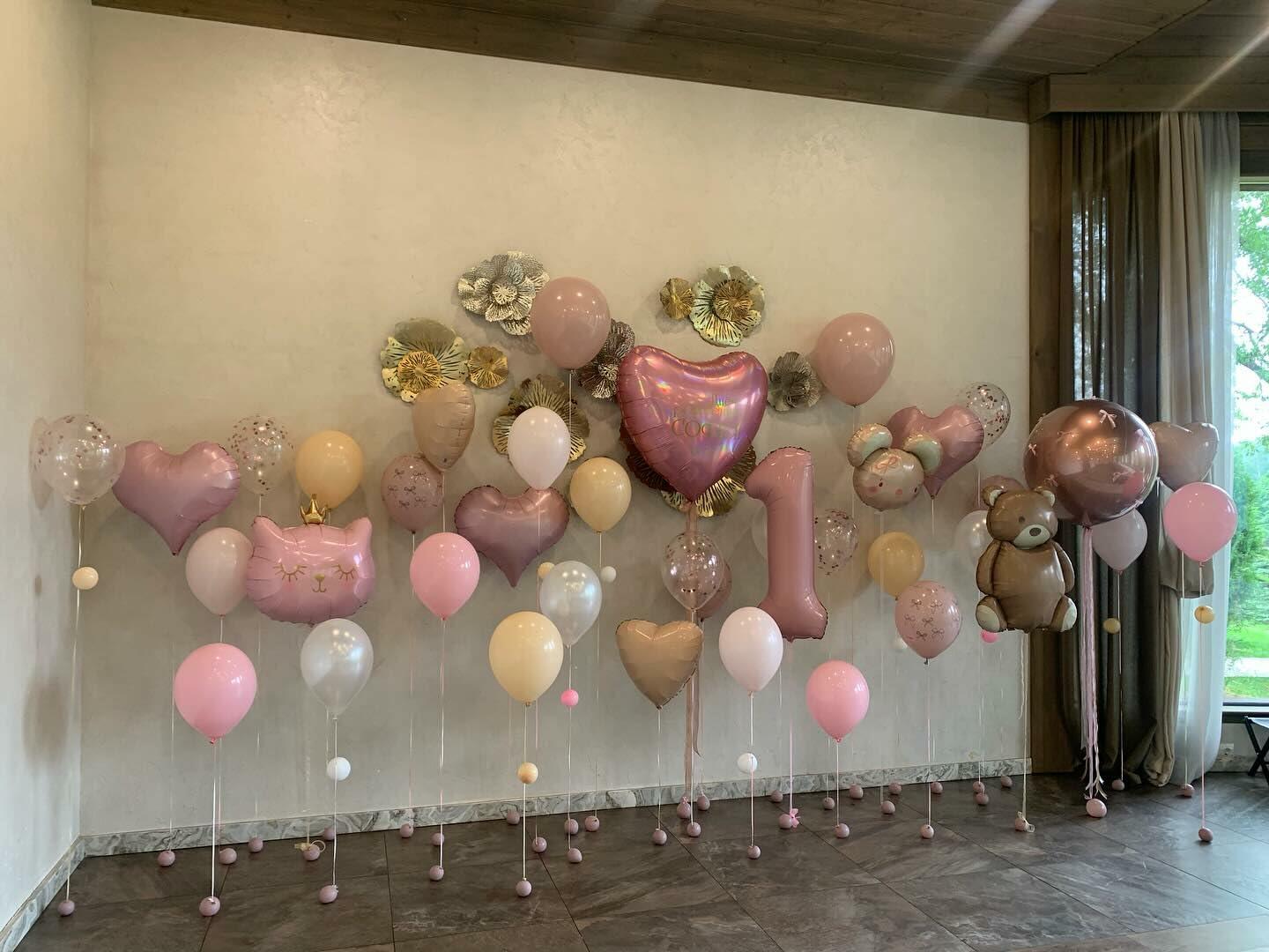 KEXINGTUO 2 Pearlescent Pink Number Foil Balloons 40 Inch Birthday Party