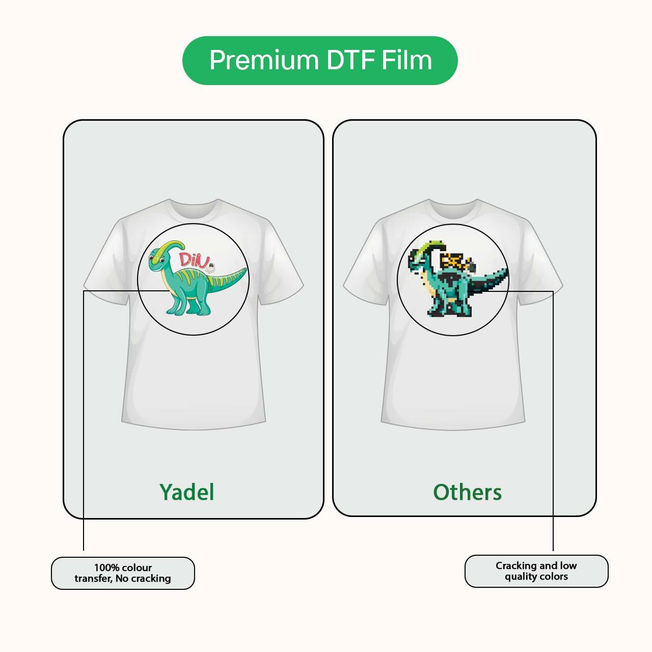 Yadel DTF Transfer Film A3 30 Pieces YL-0030 Easy Image Transfer Sheets