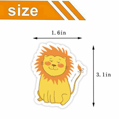 Debuosim 200 Pcs Cute Animal Waterproof Vinyl Stickers for Kids Teens Girls Boys