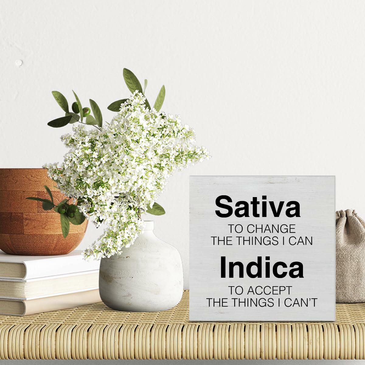GTGIC Office Desk Sign Motivational Funny Wood Decor Multicolor 5x5 Inches