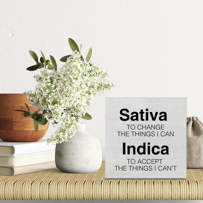 GTGIC Office Desk Sign Motivational Funny Wood Decor Multicolor 5x5 Inches