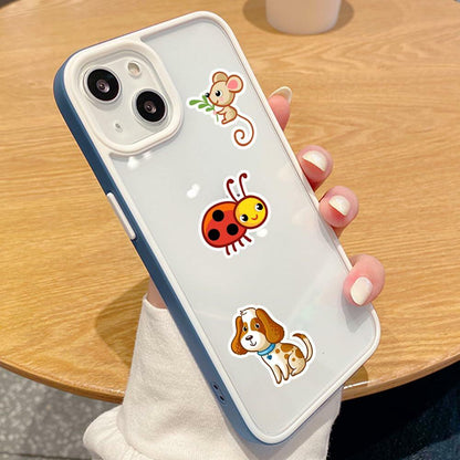 Debuosim 200 Pcs Cute Animal Waterproof Vinyl Stickers for Kids Teens Girls Boys