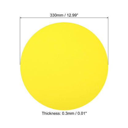 PATIKIL 13-inch Round Cardboard Paper Circles 40 Pcs Yellow DIY Crafts