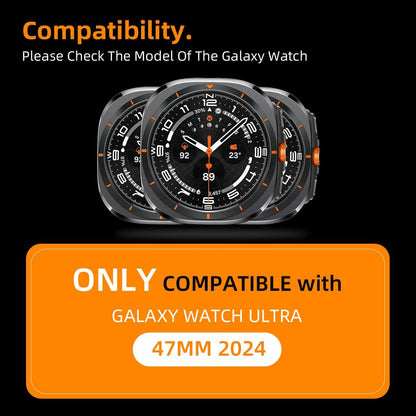 Arsfit Titanium Band Compatible Samsung Galaxy Watch Ultra 47MM Black