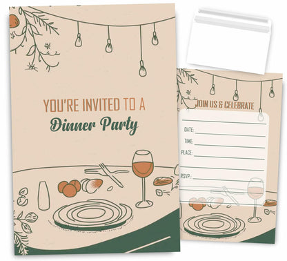 VAVINCI Video Gamer Birthday Invitations 30 Set Red Blue with Envelopes