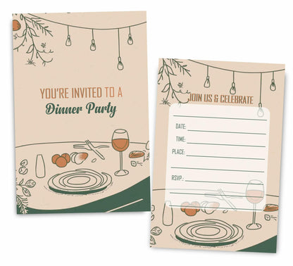 VAVINCI Video Gamer Birthday Invitations 30 Set Red Blue with Envelopes