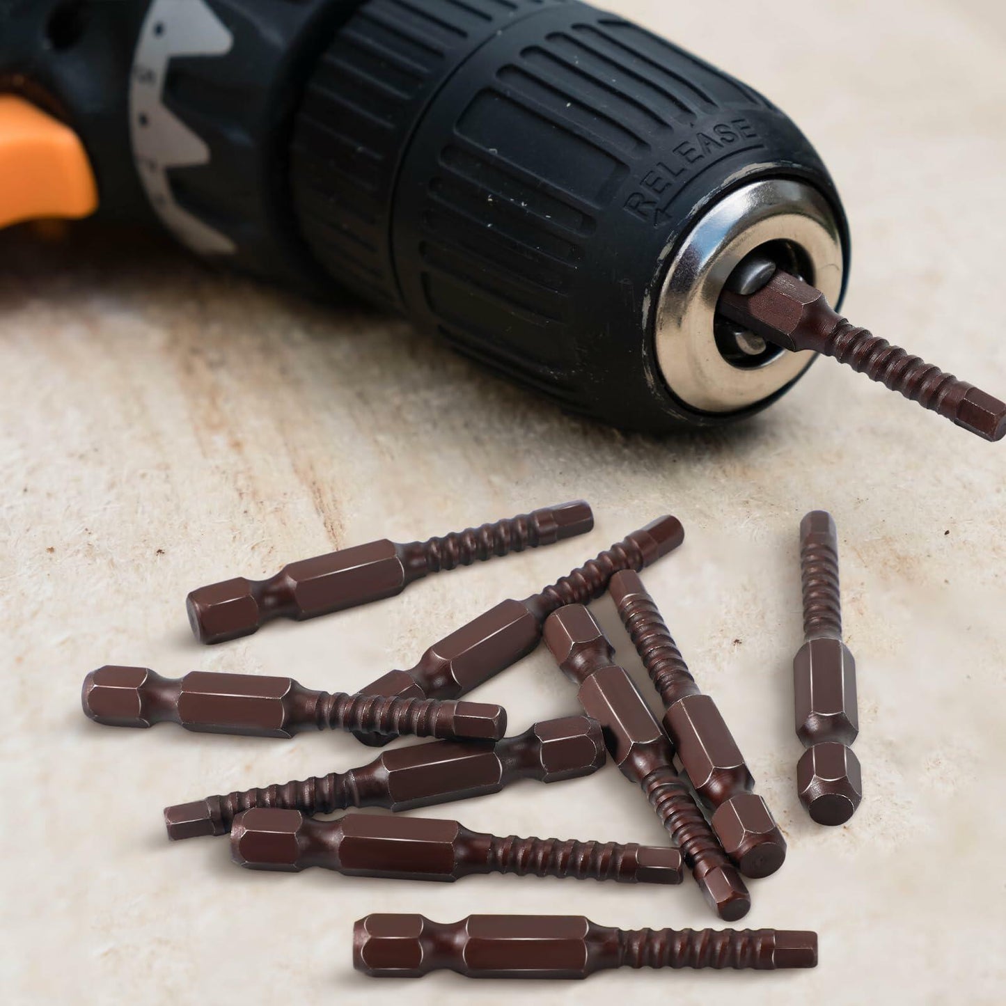 Moxweyeni 25 Pc 5/32 HEX Head S2 Steel Impact Driver Bit Set