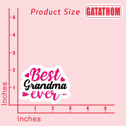 GATATHOM Volleyball Mom Sticker Decals Waterproof Vinyl 3"x1.8" 3pcs