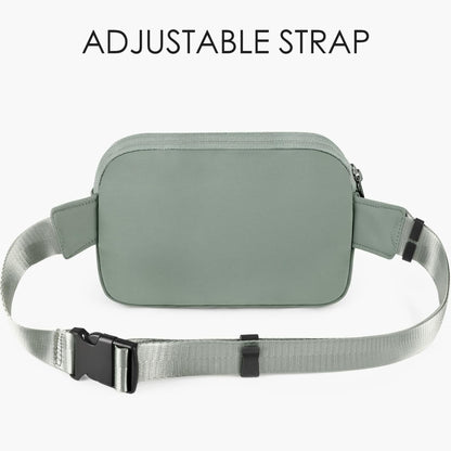 ZORFIN Fanny Pack Crossbody Belt Bag Adjustable Strap Camo Black One_Size