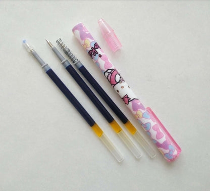 Twokiln Gel Ink Pen Refills Black 0.5mm 80 Pcs Smooth Writing