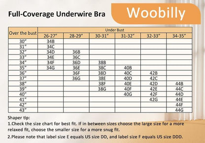 Woobilly Strapless Non Padded Push Up Convertible Bra Black Size 44F